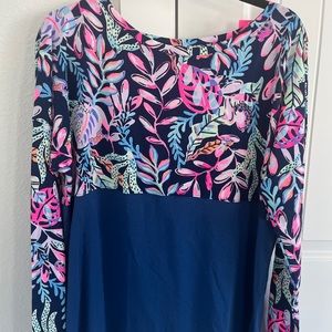 Lilly Pulitzer Finn Top, brand new with tag. Oyster Bay size L